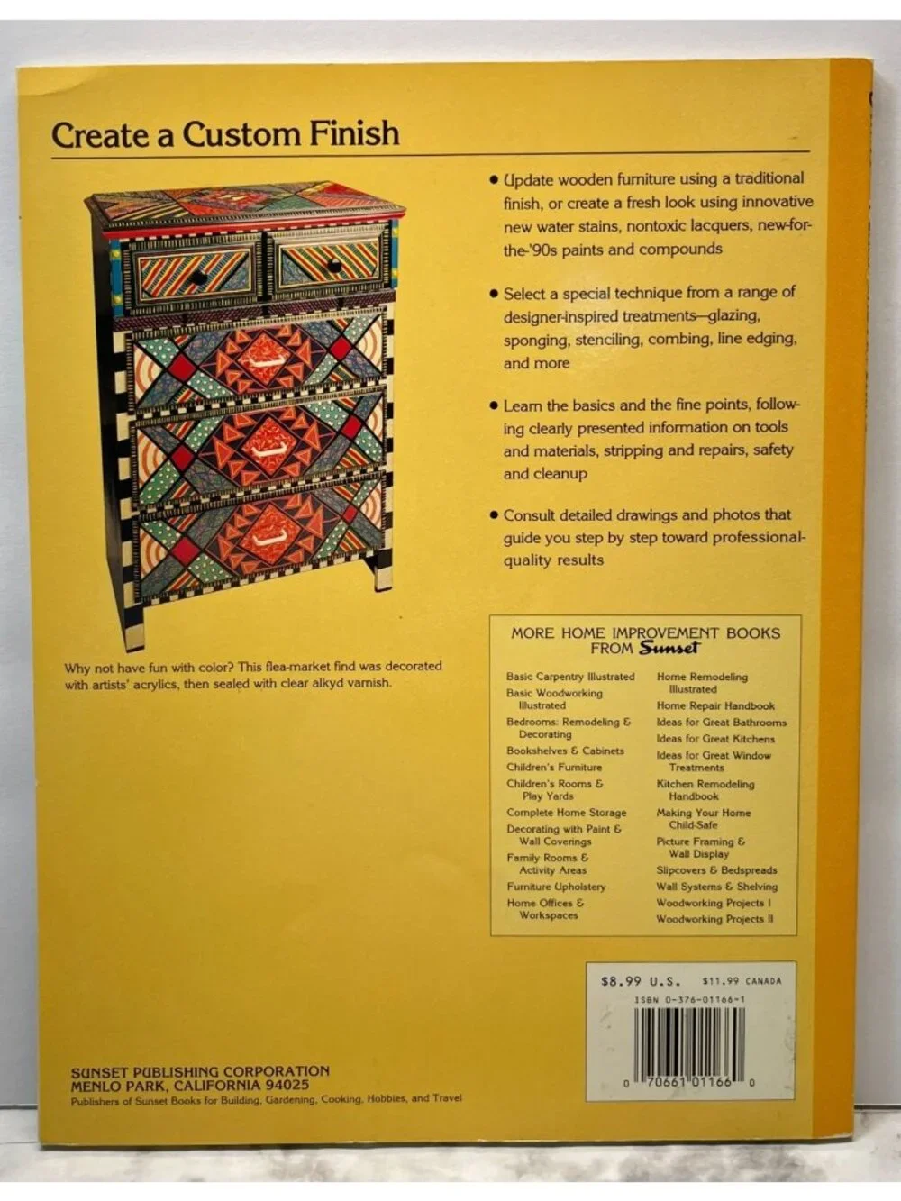 Sunset Furniture Finishing & Refinishing1970s Vintage DIY Woodworking Guides